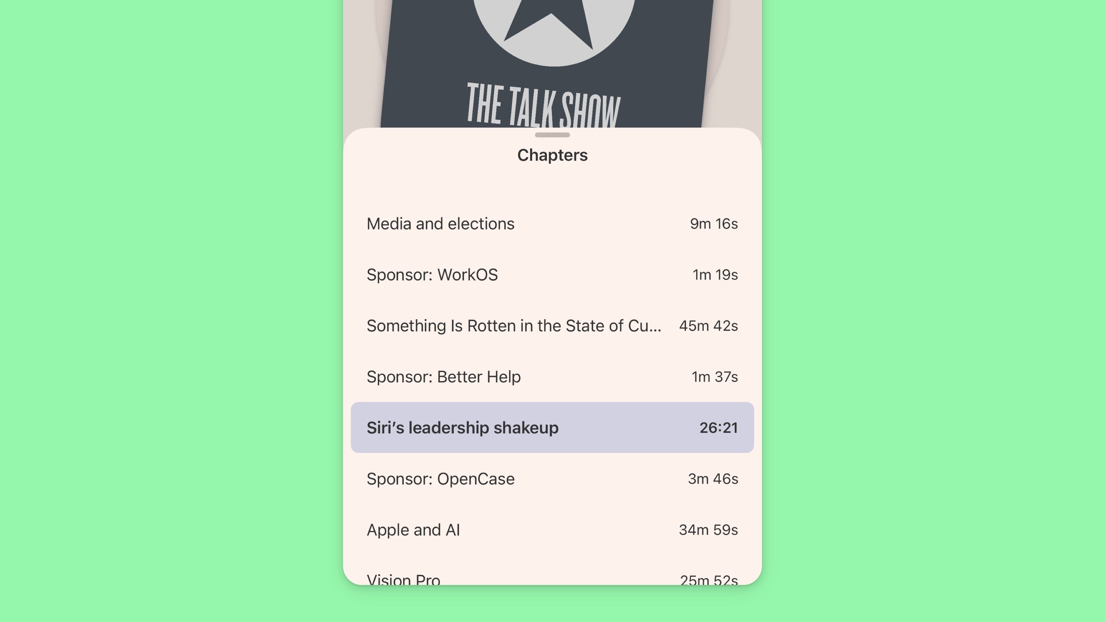 Enhanced Podcast Player Controls
